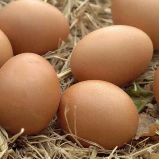 Huevos en paja